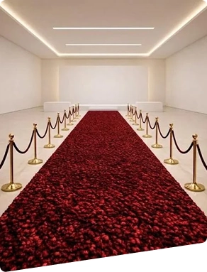 Red Party Carpet uae